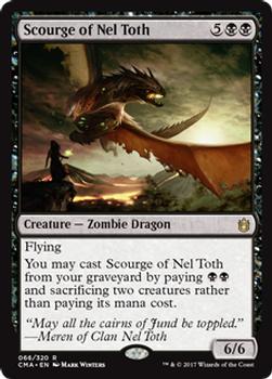 2017 Magic the Gathering Commander Anthology #66 Scourge of Nel Toth Front