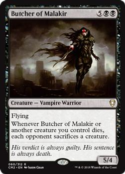 2018 Magic the Gathering Commander Anthology Volume II #60 Butcher of Malakir Front
