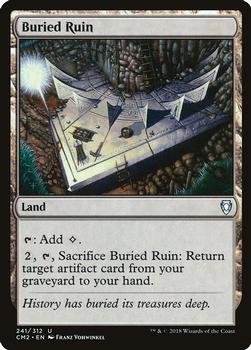 2018 Magic the Gathering Commander Anthology Volume II #241 Buried Ruin Front
