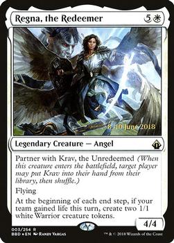 2018 Magic the Gathering Battlebond - Release Promos #003 Regna, the Redeemer Front