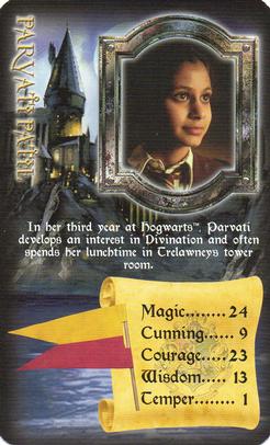 2005 Top Trumps Specials Harry Potter and the Prisoner of Azkaban #NNO Parvati Patel Front