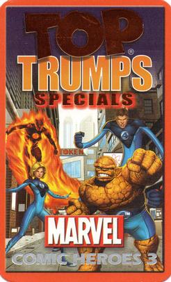 2005 Top Trumps Specials Marvel Comic Heroes 3 #NNO Title Card Front
