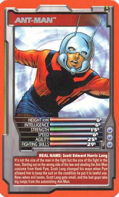 2005 Top Trumps Specials Marvel Comic Heroes 3 #NNO Ant-Man Front