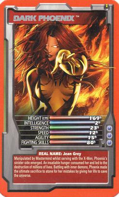 2005 Top Trumps Specials Marvel Comic Heroes 3 #NNO Dark Phoenix Front