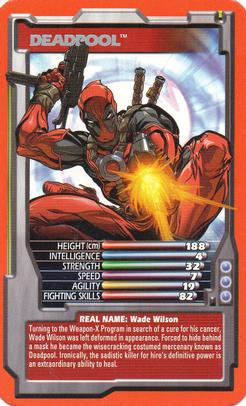2005 Top Trumps Specials Marvel Comic Heroes 3 #NNO Deadpool Front