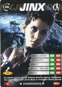 2008 007 Spy Cards #6 Jinx Front