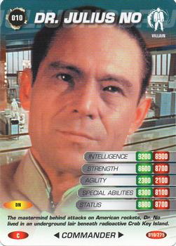 2008 007 Spy Cards #10 Dr. Julius No Front
