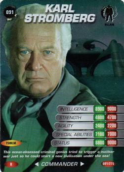 2008 007 Spy Cards #91 Karl Stromberg Front