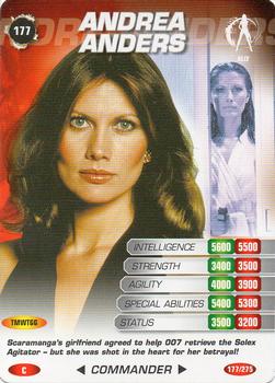 2008 007 Spy Cards #177 Andrea Anders Front