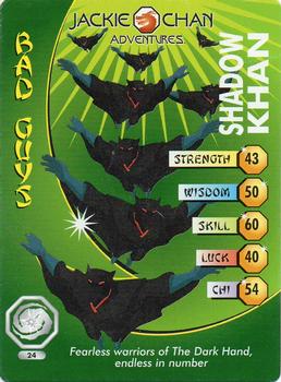 2003 API Jackie Chan Adventures - Demon Vortex #24 Fearless warriors of the Dark Hand, endless in number. Front