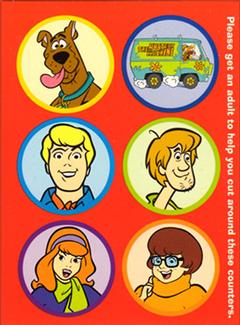 2004 DeAgostini Scooby-Doo! World of Mystery - Puzzle #NNO Puzzle Card Issue 3 Front