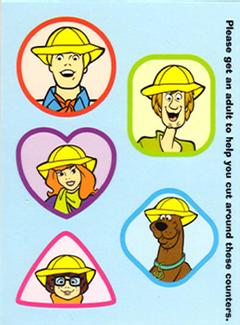 2004 DeAgostini Scooby-Doo! World of Mystery - Puzzle #NNO Puzzle Card Issue 75 Front