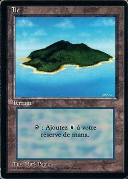 1994 Magic the Gathering Revised Edition French (Foreign Black Border) #NNO Ile Front