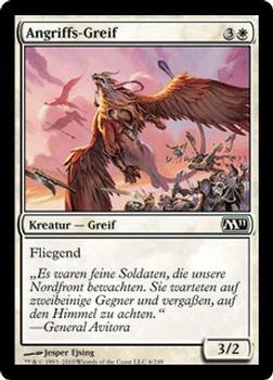 2010 Magic the Gathering 2011 Core Set German #6 Angriffs-Greif Front