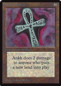 1993 Magic the Gathering Collectors’ Edition #NNO Ankh of Mishra Front