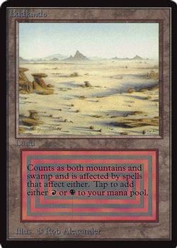 1993 Magic the Gathering Collectors’ Edition #NNO Badlands Front