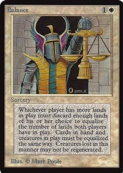 1993 Magic the Gathering Collectors’ Edition #NNO Balance Front