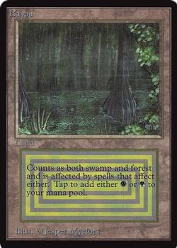 1993 Magic the Gathering Collectors’ Edition #NNO Bayou Front