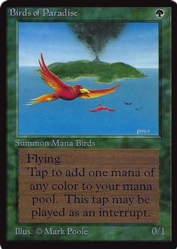 1993 Magic the Gathering Collectors’ Edition #NNO Birds of Paradise Front