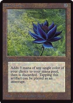 1993 Magic the Gathering Collectors’ Edition #NNO Black Lotus Front