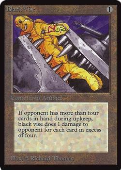 1993 Magic the Gathering Collectors’ Edition #NNO Black Vise Front
