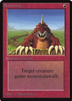 1993 Magic the Gathering Collectors’ Edition #NNO Burrowing Front