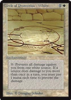 1993 Magic the Gathering Collectors’ Edition #NNO Circle of Protection: White Front