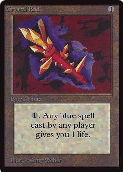 1993 Magic the Gathering Collectors’ Edition #NNO Crystal Rod Front