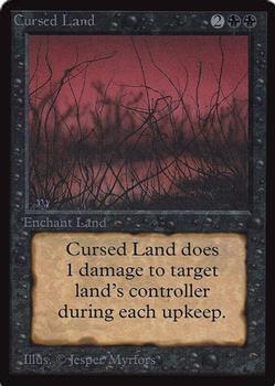 1993 Magic the Gathering Collectors’ Edition #NNO Cursed Land Front