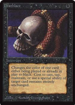 1993 Magic the Gathering Collectors’ Edition #NNO Deathlace Front
