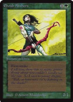 1993 Magic the Gathering Collectors’ Edition #NNO Elvish Archers Front