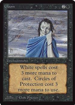1993 Magic the Gathering Collectors’ Edition #NNO Gloom Front