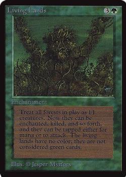 1993 Magic the Gathering Collectors’ Edition #NNO Living Lands Front