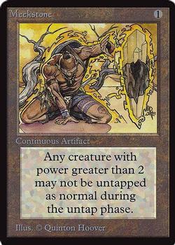 1993 Magic the Gathering Collectors’ Edition #NNO Meekstone Front