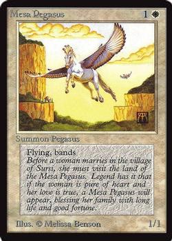 1993 Magic the Gathering Collectors’ Edition #NNO Mesa Pegasus Front