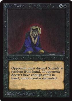 1993 Magic the Gathering Collectors’ Edition #NNO Mind Twist Front