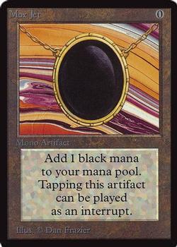 1993 Magic the Gathering Collectors’ Edition #NNO Mox Jet Front