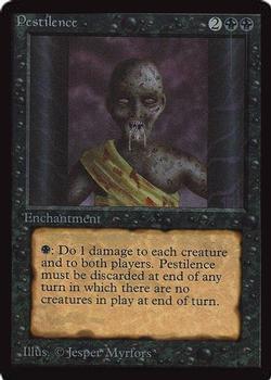 1993 Magic the Gathering Collectors’ Edition #NNO Pestilence Front