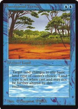 1993 Magic the Gathering Collectors’ Edition #NNO Phantasmal Terrain Front