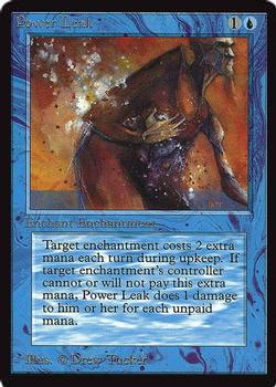 1993 Magic the Gathering Collectors’ Edition #NNO Power Leak Front