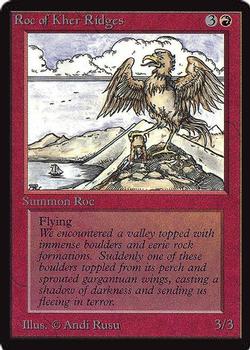 1993 Magic the Gathering Collectors’ Edition #NNO Roc of Kher Ridges Front