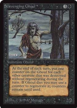 1993 Magic the Gathering Collectors’ Edition #NNO Scavenging Ghoul Front