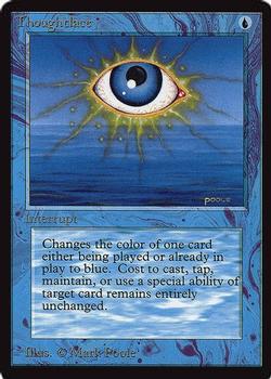 1993 Magic the Gathering Collectors’ Edition #NNO Thoughtlace Front