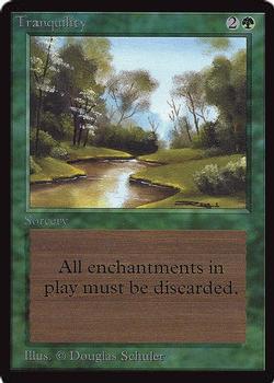 1993 Magic the Gathering Collectors’ Edition #NNO Tranquility Front