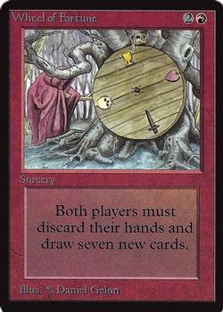 1993 Magic the Gathering Collectors’ Edition #NNO Wheel of Fortune Front