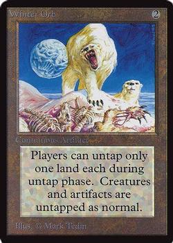 1993 Magic the Gathering Collectors’ Edition #NNO Winter Orb Front