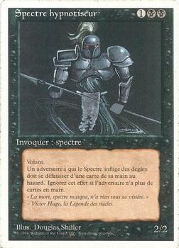 1994 Magic the Gathering Revised Edition French #NNO Spectre hypnotiseur Front