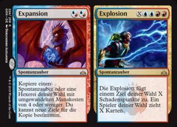 2018 Magic the Gathering Guilds of Ravnica German #224 Expansion // Explosion Front