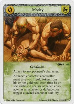 2008 FFG A Game of Thrones LCG: Core #67 Motley Front