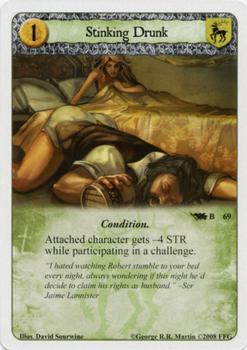 2008 FFG A Game of Thrones LCG: Core #69 Stinking Drunk Front